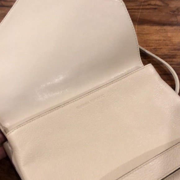 Banana Republic Cream Leather Clutch Crossbody - Picture 6 of 11